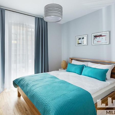 Millennium Manufaktura Blue Apartment วอร์ซอ ภายนอก รูปภาพ