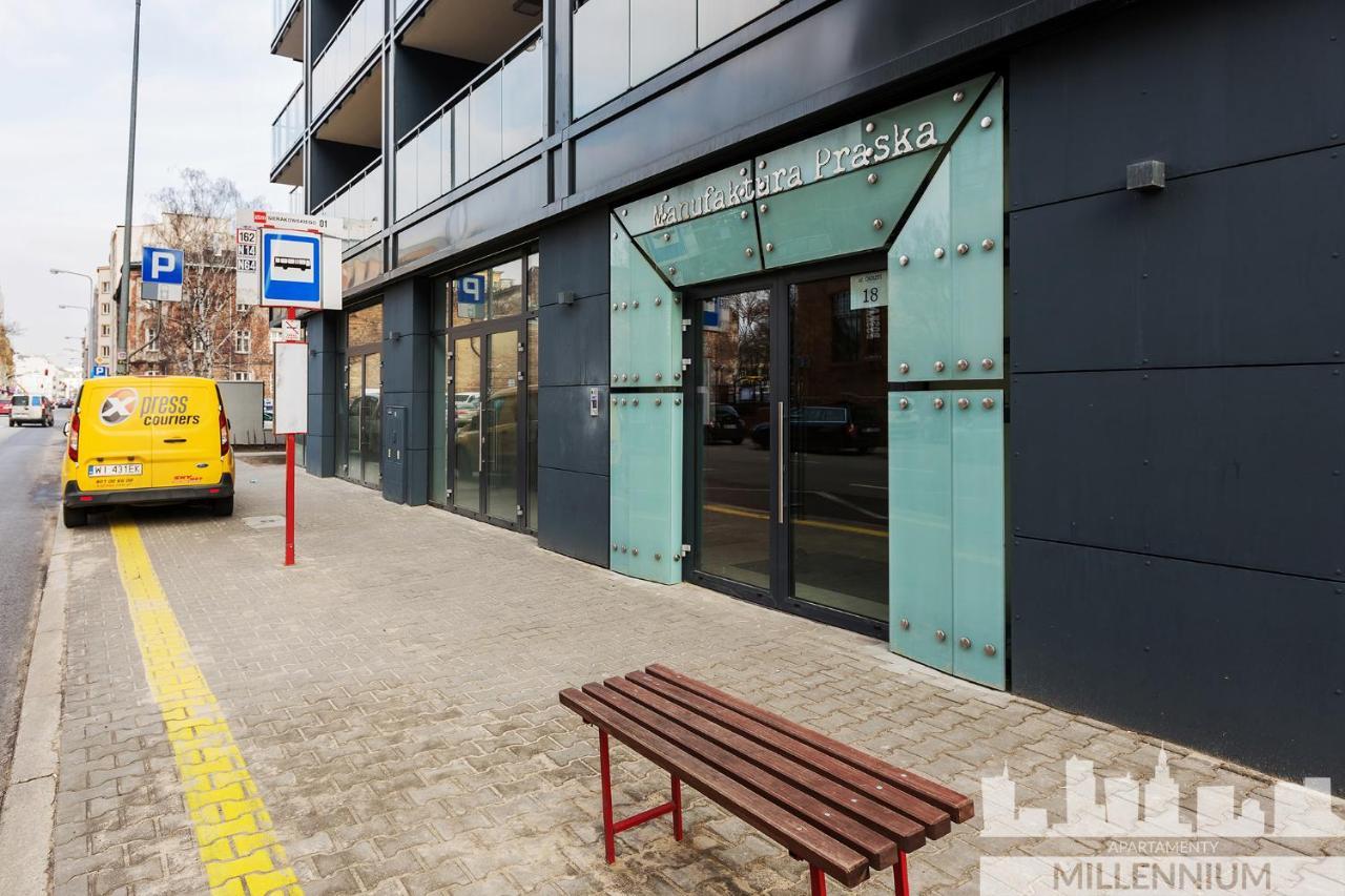 Millennium Manufaktura Blue Apartment วอร์ซอ ภายนอก รูปภาพ